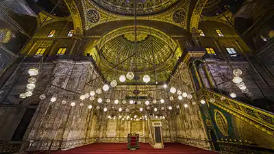 de Albasten moskee cairo